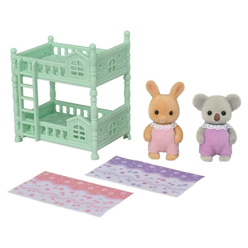 SYLVANIAN ES SUNNY RABBIT BABY'S BUND BED SET