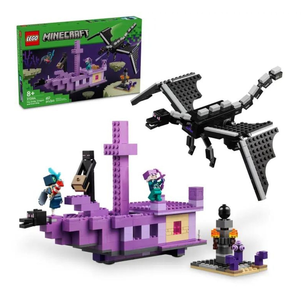 LEGO MINECRAFT - THE ENDER DRAGON AND END SHIP