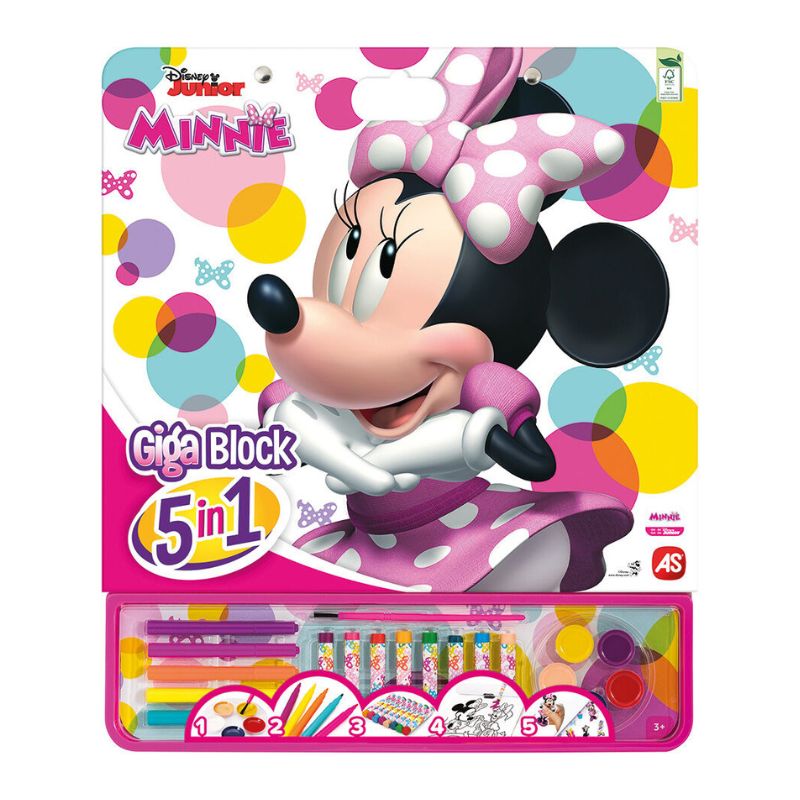 ΣΕΤ ΖΩΓΡΑΦΙΚΗΣ GIGA BLOCK 5 IN 1 MINNIE DOODLE FUN