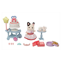 SYLVANIAN PARTY TIME PLAYSET - TUXEDO CAT GIRL