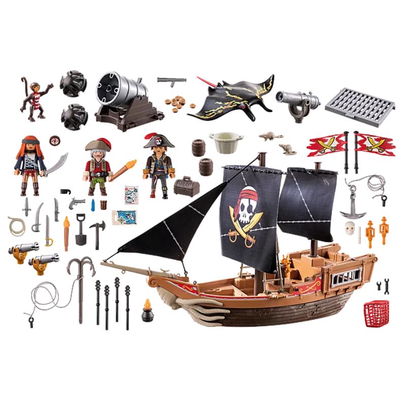 PLAYMOBIL PIRATES - LARGE PIRATE SHIP