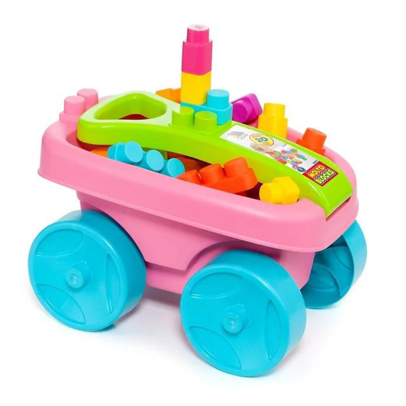 MOLTO WAGON BLOCKS PINK Mavros Shop