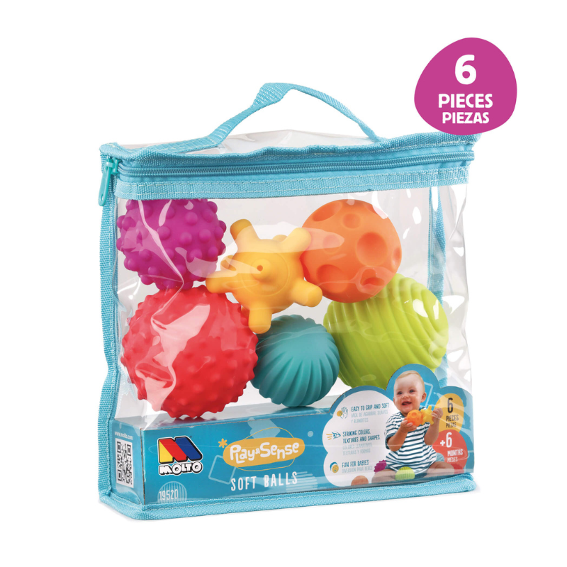 MOLTO SENSORIAL BALLS 6 PCS