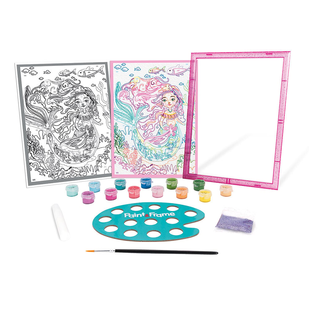 PAINT & FRAME MYTHICAL MERMAID