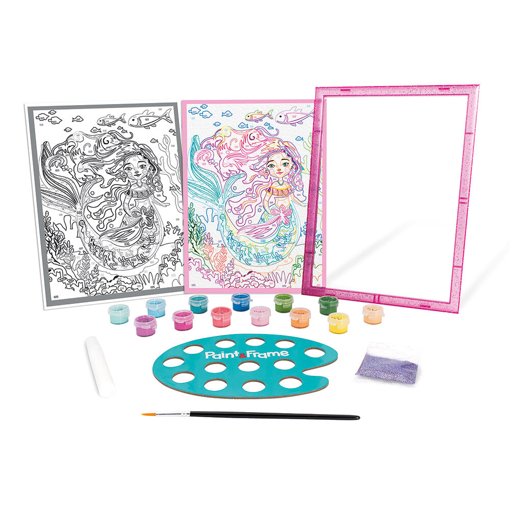 PAINT & FRAME MYTHICAL MERMAID