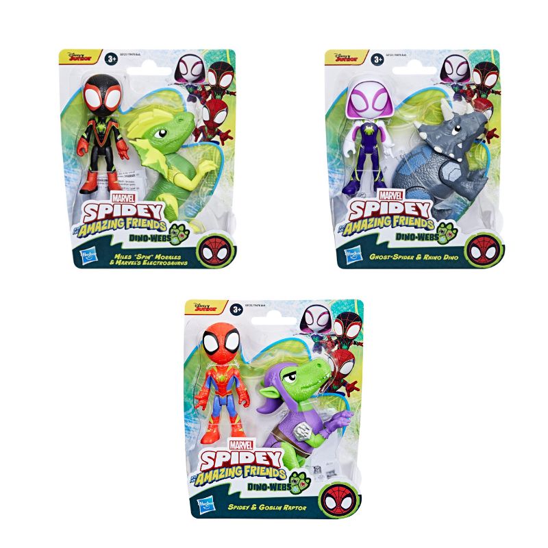 SPIDEY AND HIS AMAZING FRIENDS HERO DINO WEBS FIG AST