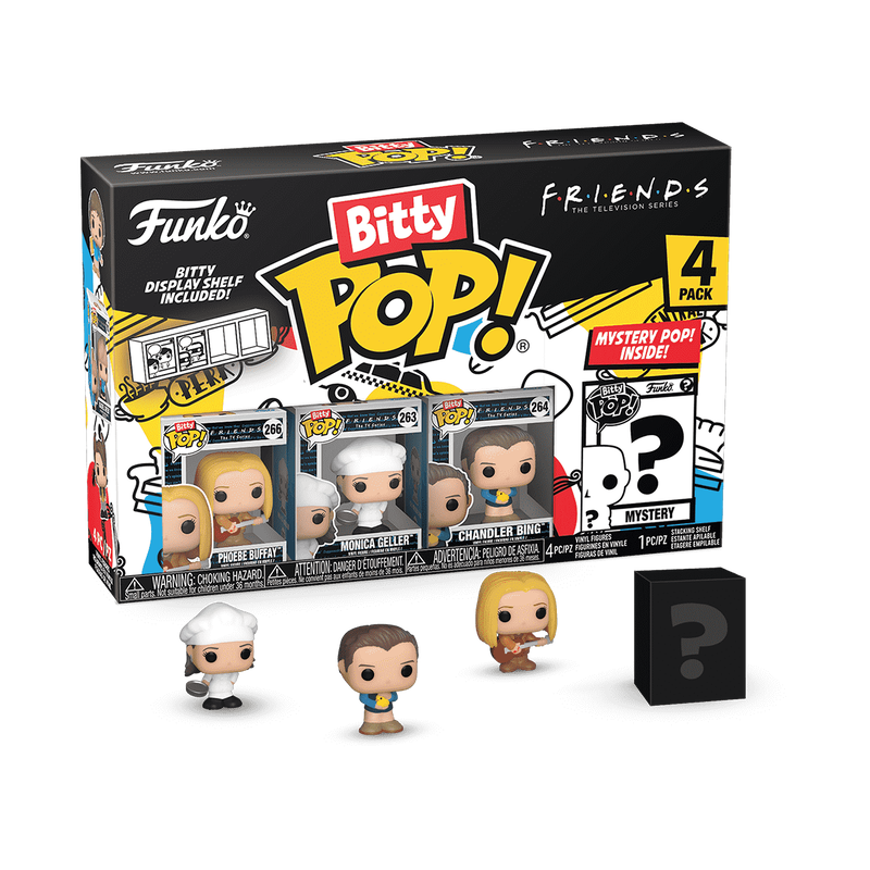 FUNKO BITTY POP! 4-PACK: FRIENDS - PHOEBE BUFFAY VINYL FIGURES