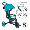 GLOBBER ΤΡΙΚΥΚΛΟ TRIKE EXPLORER FOLDABLE 4 IN 1 TEAL