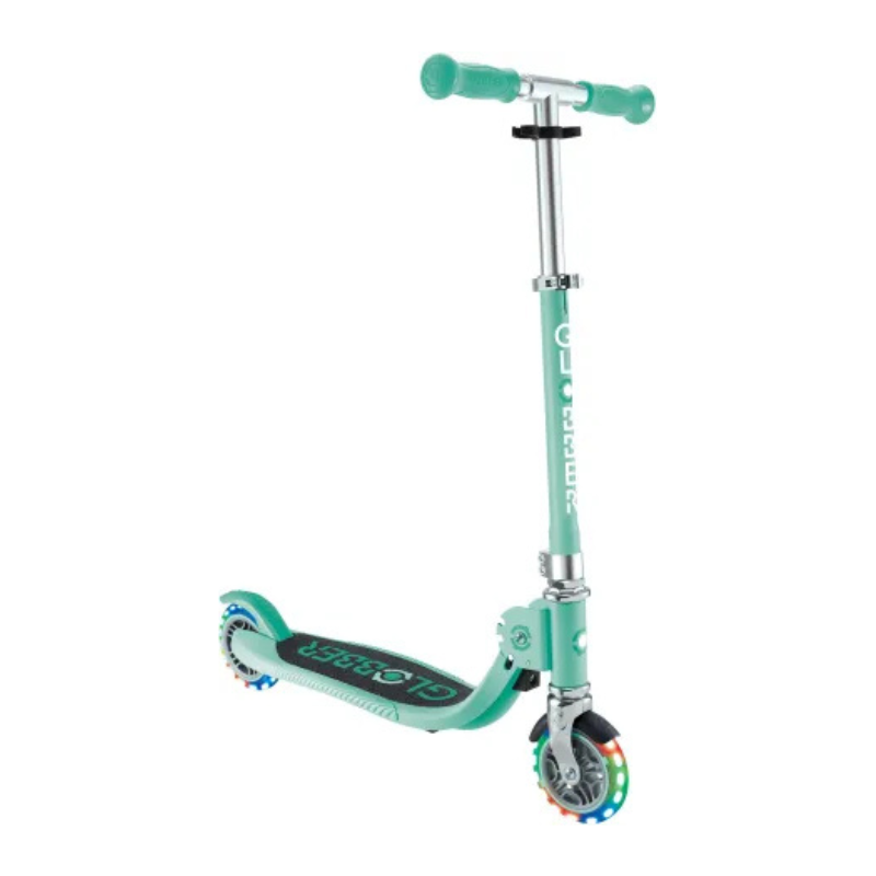GLOBBER ΠΑΤΙΝΙ JUNIOR FOLDABLE FLOW LIGHTS MINT