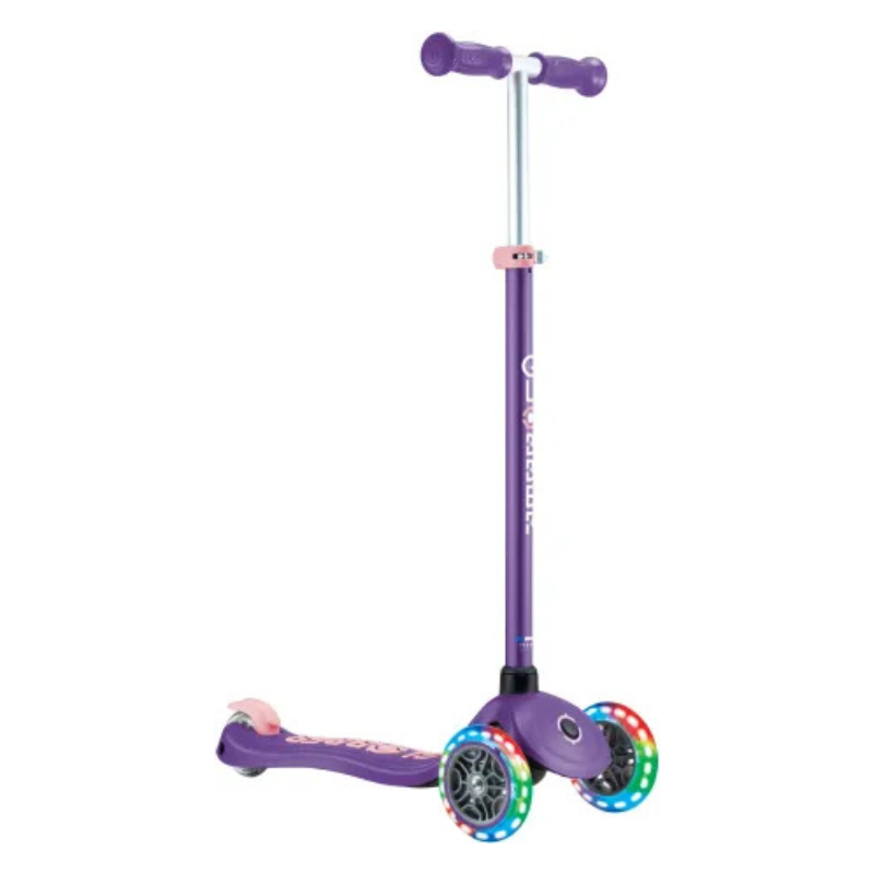 GLOBBER SCOOTER PRIMO PLUS LIGHTS PURPLE