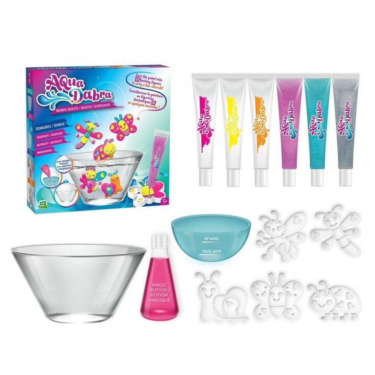 AQUADABRA TWINKLE INSECT KIT 8PCS GLITTER