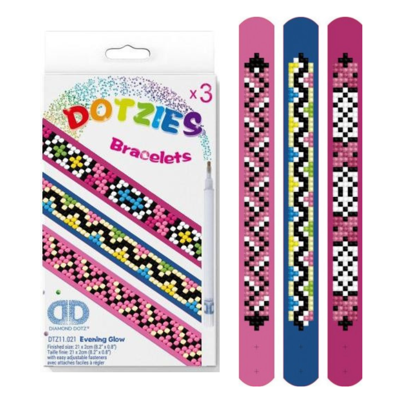 DIAMOND DOTZ DOTZIES 3 BRACELETS