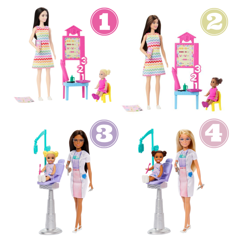 BARBIE SET EPAGGELMATA ME PAIDAKIA
