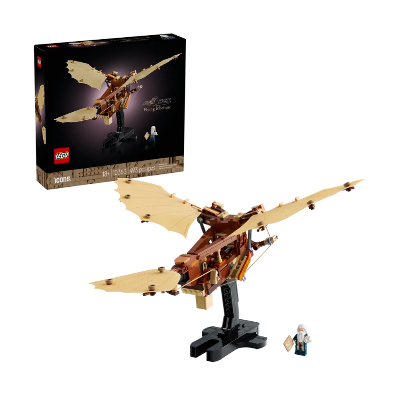 LEGO ICONS - LEONARDO DA VINCI'S FLYING MACHINE