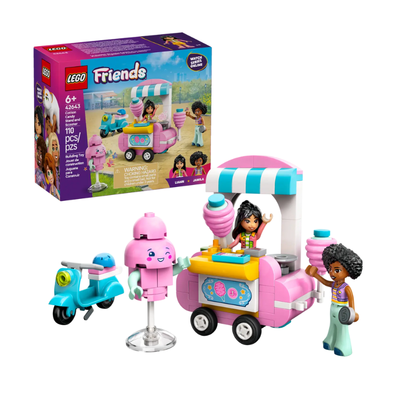 LEGO FRIENDS - COTTON CANDY STAND AND SCOOTER