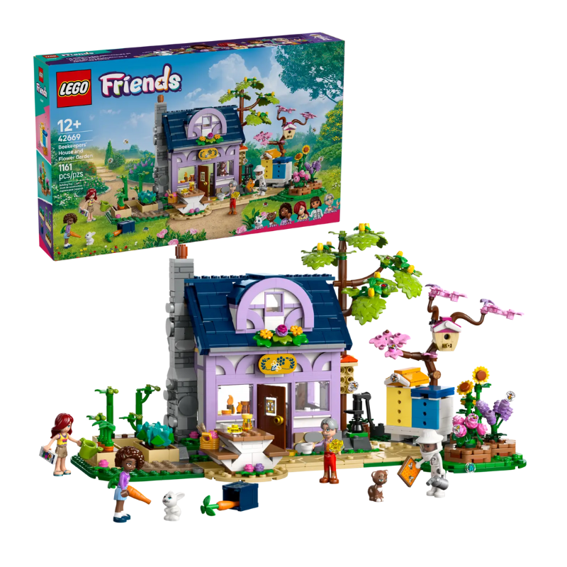 LEGO FRIENDS - BEEKEEPERS' HOUSE AND FLOWER GARDEN
