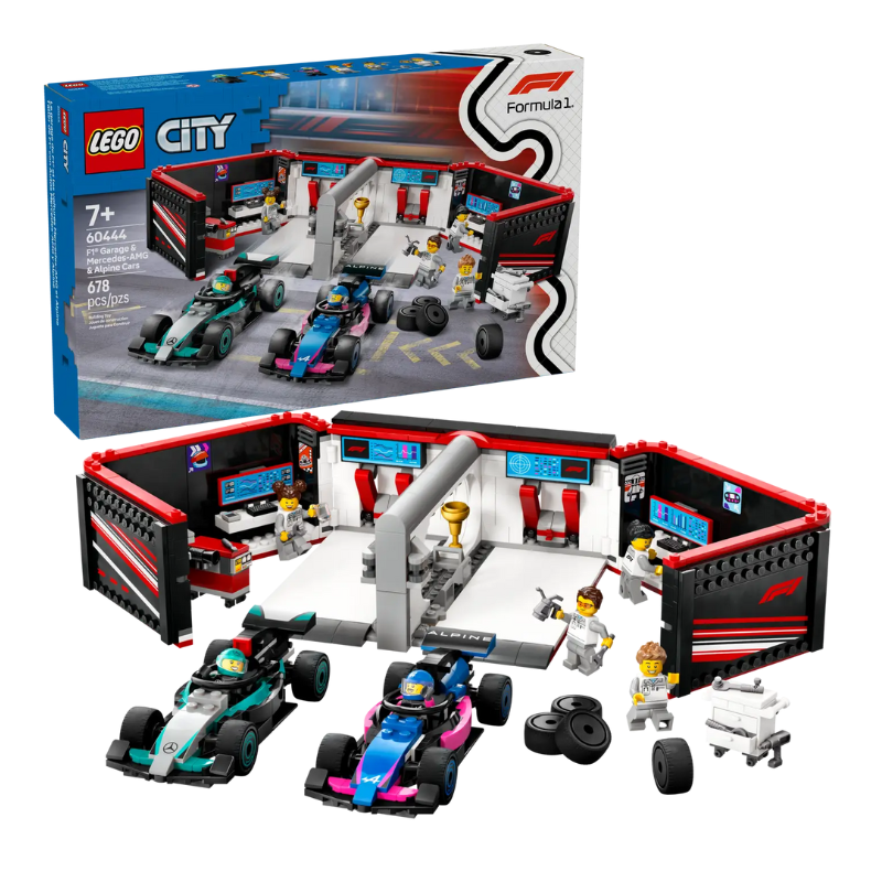 LEGO CITY - F1® GARAGE & MERCEDES-AMG & ALPINE CARS