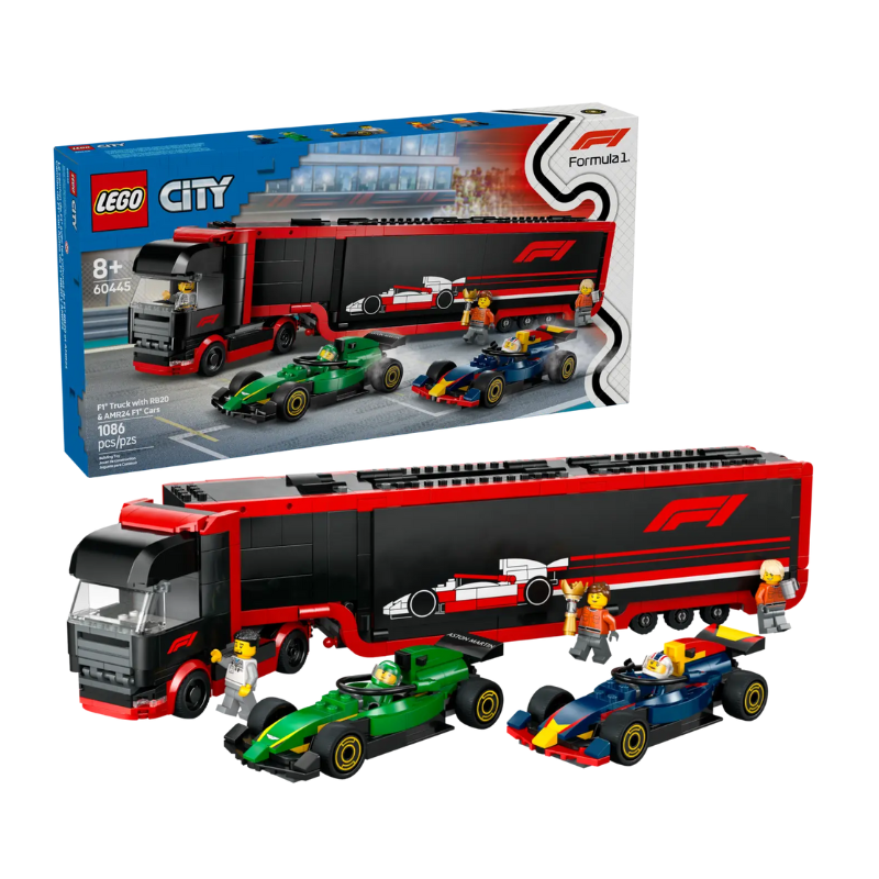 LEGO CITY - F1® TRUCK WITH RB20 & AMR24 F1® CARS