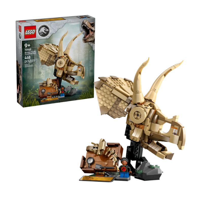 LEGO JURASSIC WORLD - DINO FOSSIL: TRICERATOPS SKULL
