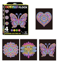 DIAMOND DOTZ DOTZIES FLOCK NEON MANDALA
