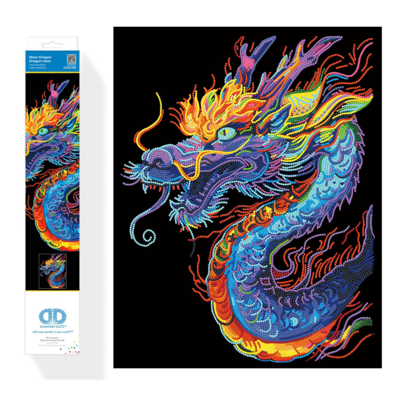 DIAMOND DOTZ NEON DRAGON