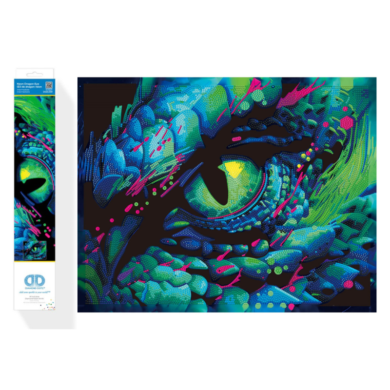DIAMOND DOTZ NEON DRAGON EYE