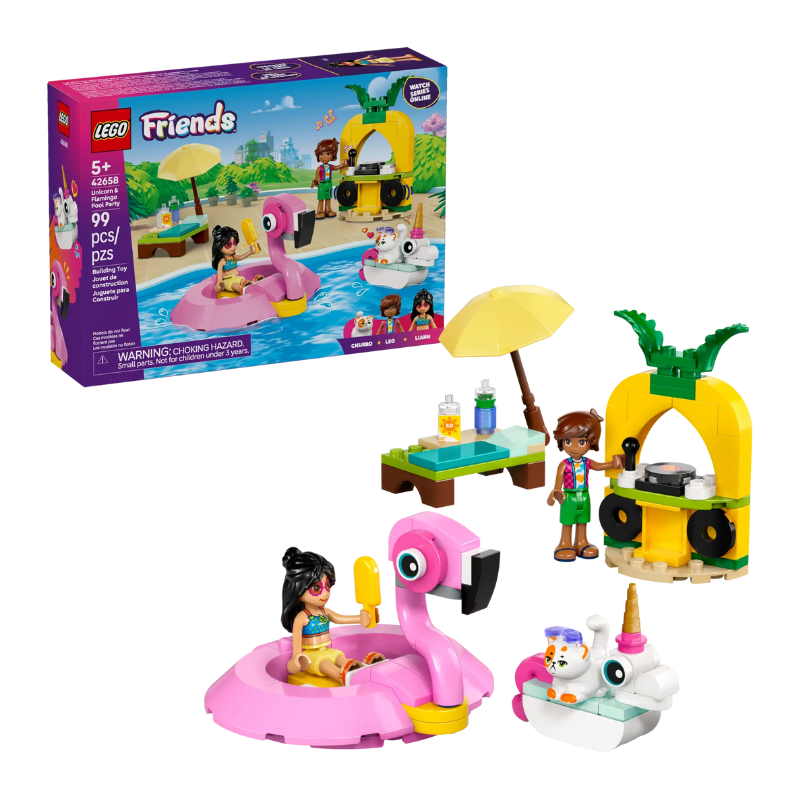 LEGO FRIENDS - UNICORN & FLAMINGO POOL PARTY