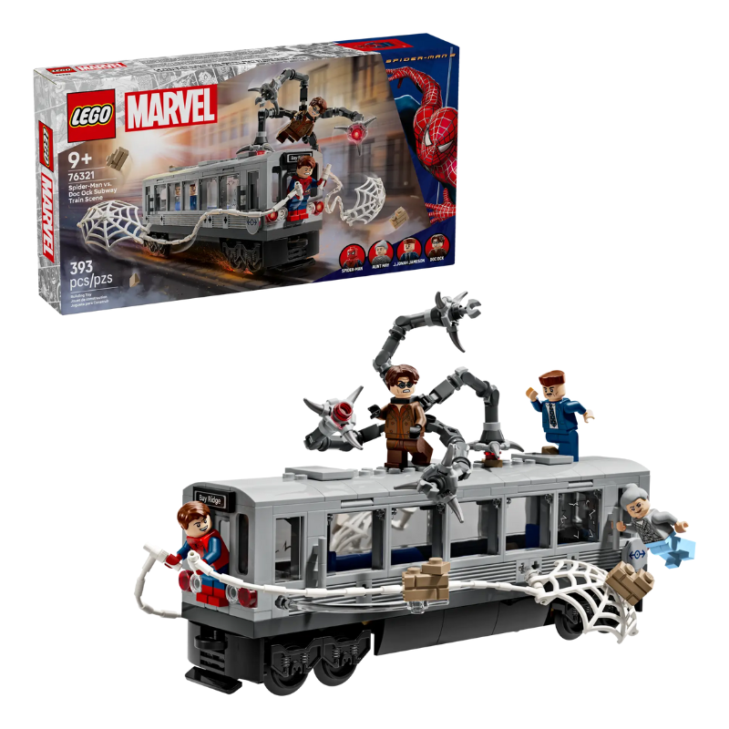 LEGO MARVEL - SPIDER-MAN VS. DOC OCK SUBWAY TRAIN SCENE