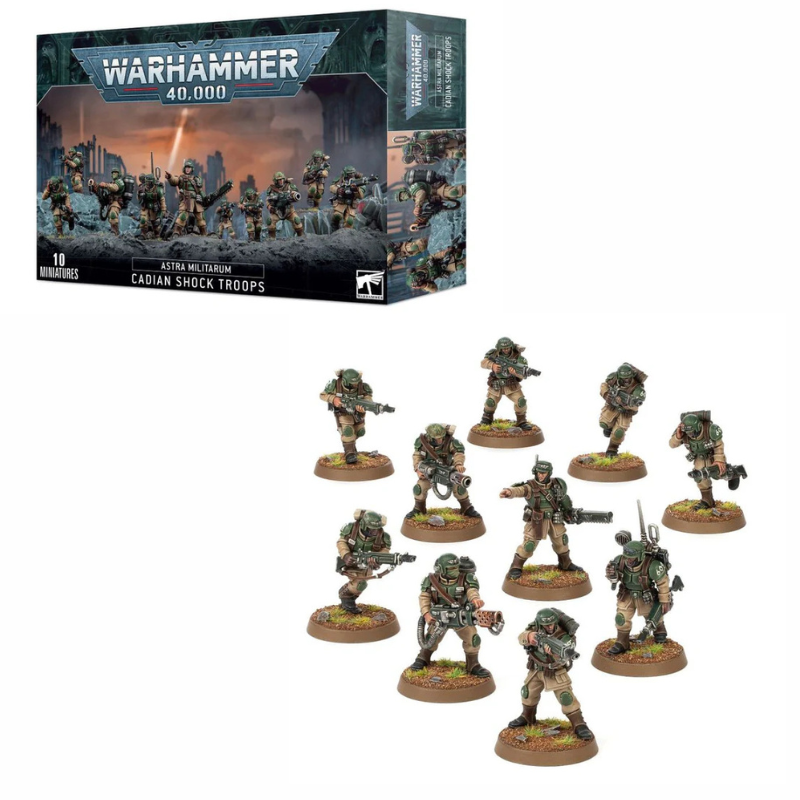 WARHAMMER - ASTRA MILITARUM:VCADIAN SHOCK TROOPS