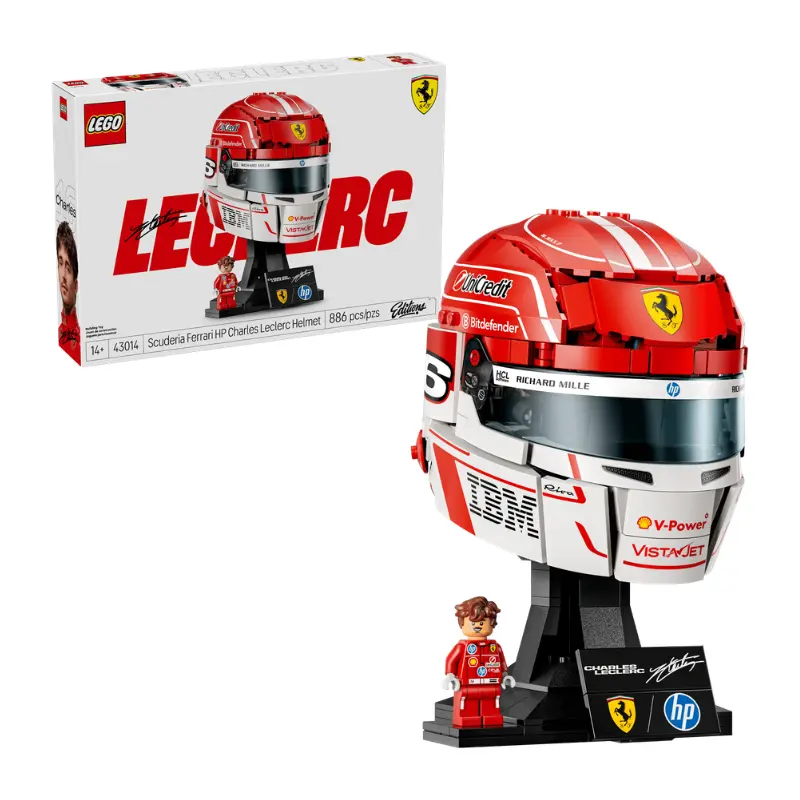 LEGO EDITIONS - SCUDERIA FERRARI HP CHARLES LECLERC HELMET