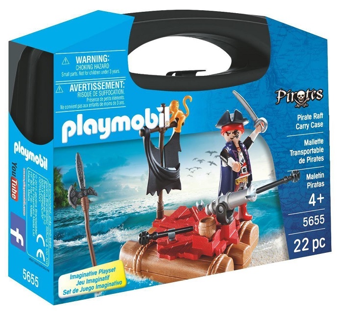 PLAYMOBIL PIRATES - CARRY CASE PIRATE RAFT