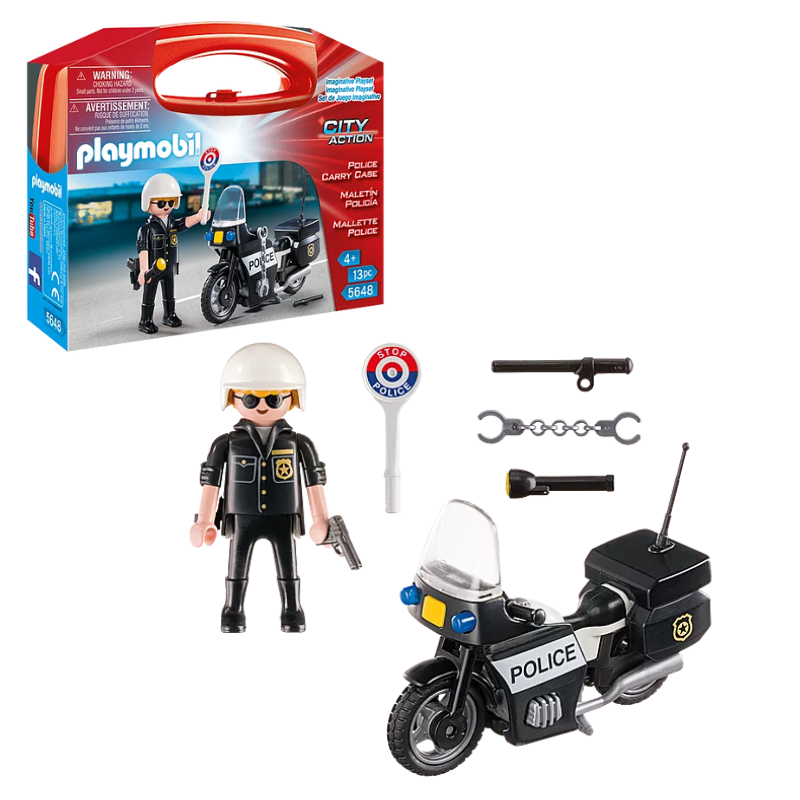 PLAYMOBIL CITY ACTION - CARRY CASE POLICE