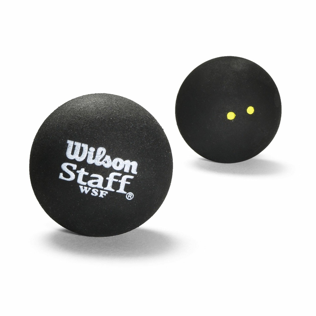 STAFF SQUASH 2 BALL DBL YE DOT