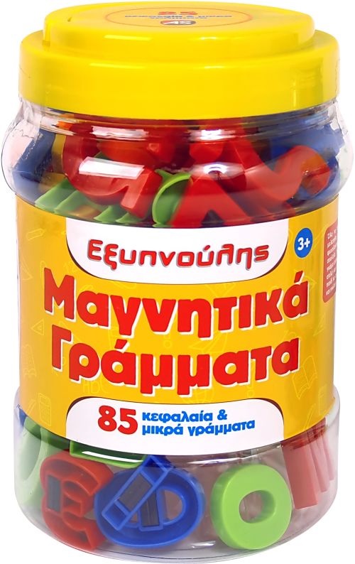MAGNETIC LETTERS BUCKET 85 PCS.