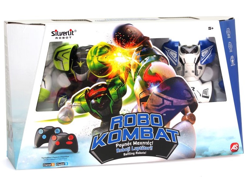 ROBO KOMBAT SET OF TWO ROBOT FIGHTERS