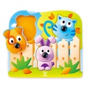 HAPE HAPPY PUZZLES ΞΥΛ.ΠΑΖΛ ΖΩΑΚΙΑ BIG NOSE PET PEG