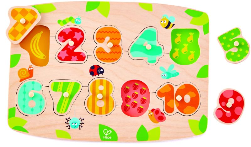 HAPE HAPPY PUZZLES ΞΥΛ.ΠΑΖΛ PEG ΝΟΥΜΕΡΑ