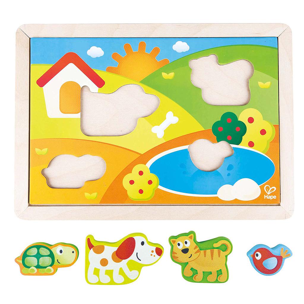 HAPE PEPE & FRIENDS ΞΥΛ.ΠΑΖΛ 3 ΣΕ 1 SUNNY VALLEY