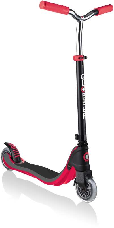 GLOBBER ΠΑΤΙΝΙ FLOW 125 BLACK- RED(MY TOO FIX UP B/DB)