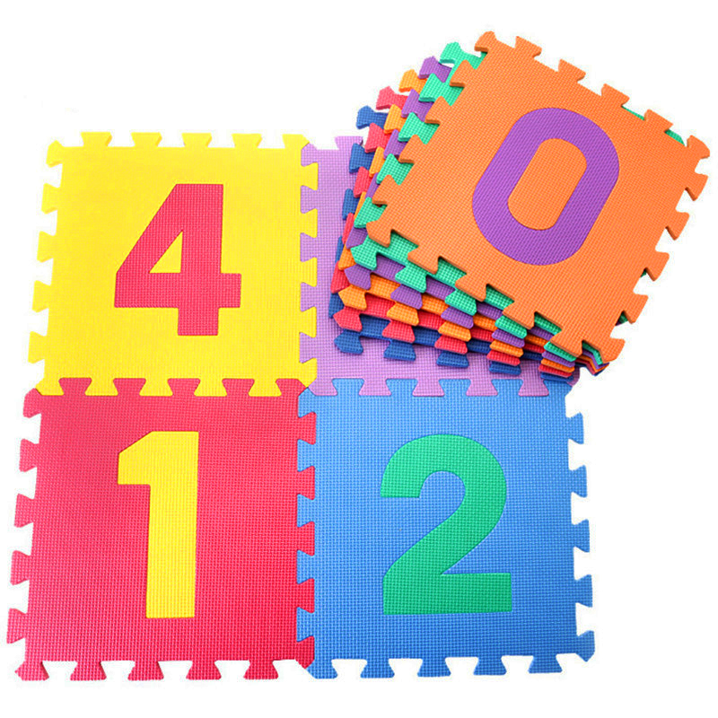 EVA"NUMERI"10PZ 30X30CM CAD/QU