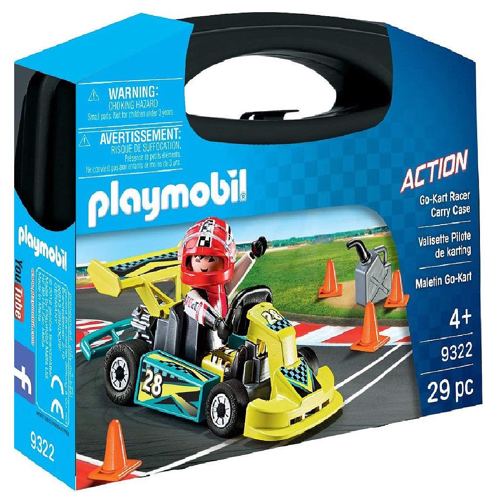 PLAYMOBIL CITY ACTION - CARRY CASE GO-CART RACER