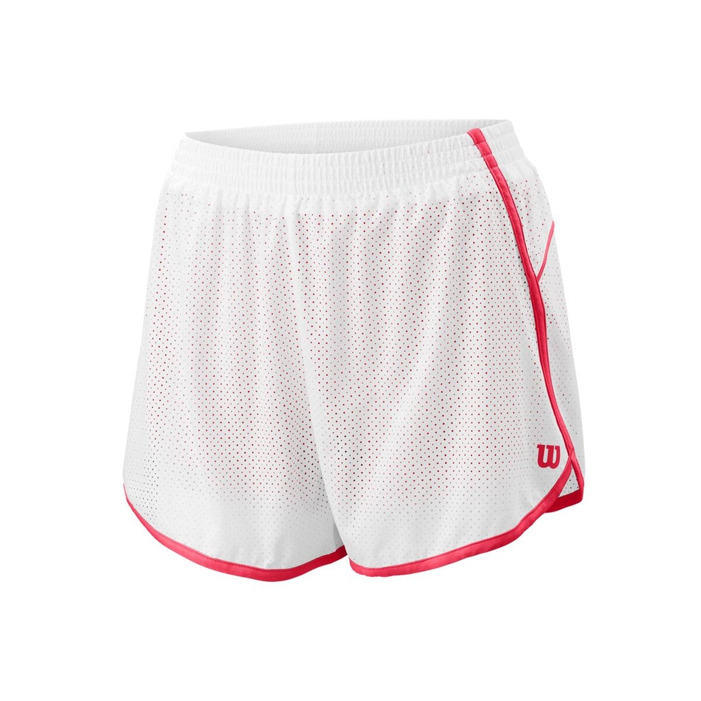 W COMPETITION WOVEN 3.5 SHORT Wh/Cherr M