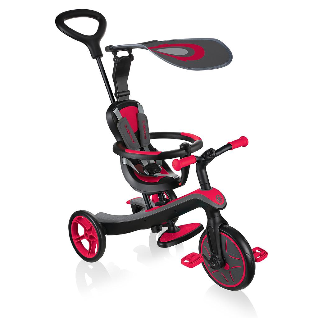 GLOBBER ΤΡΙΚΥΚΛΟ TRIKE EXPLORER 4 IN 1 RED