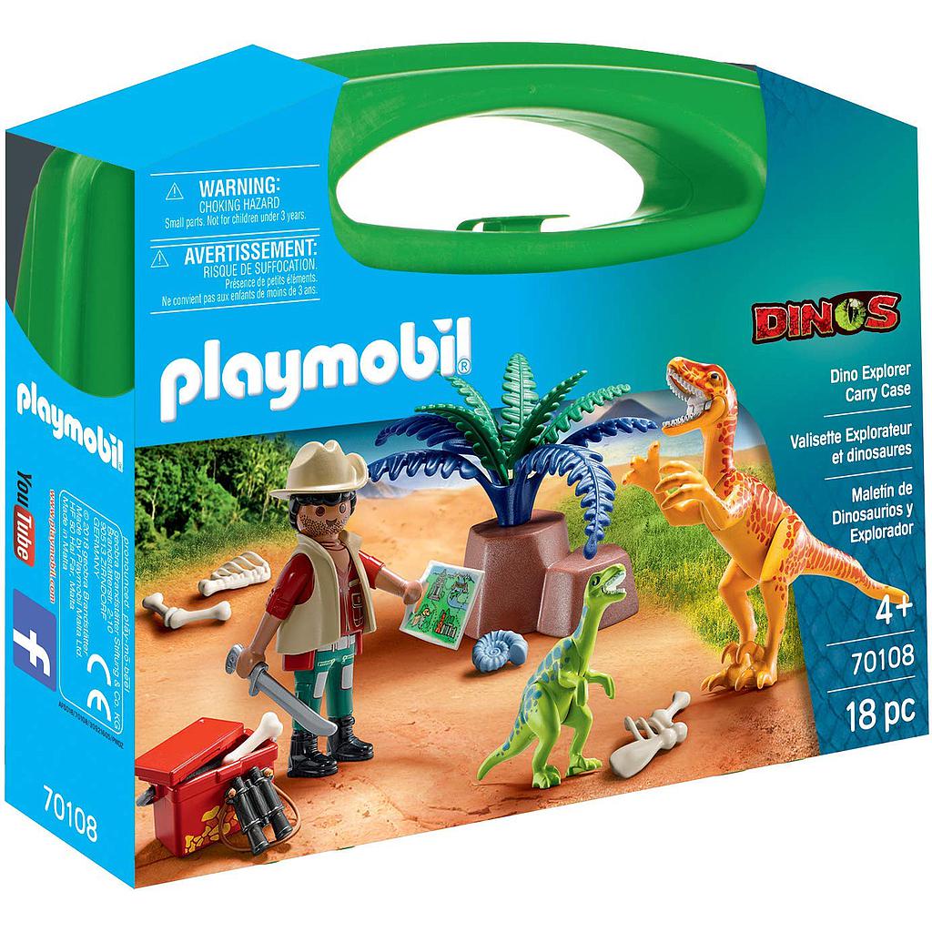 PLAYMOBIL DINOS - CARRY CASE DINO EXPLORER