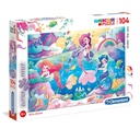 PUZZLE 104pcs - S.C. GLITTER MERMAIDS