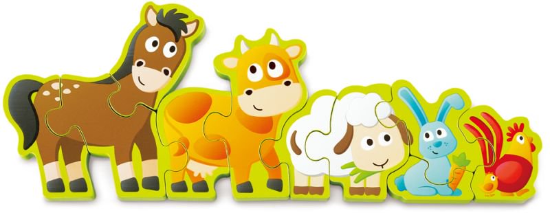 HAPE HAPPY PUZZLES ΞΥΛ.ΠΑΖΛ ΑΡΙΘΜΟΙ & ΖΩΑΚΙΑ ΦΑΡΜΑΣ