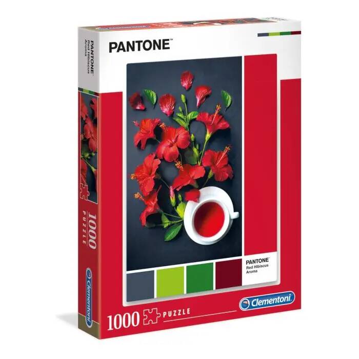 PUZZLE 1000pcs - PANTONE PEACOCK BLUE