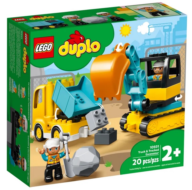 LEGO DUPLO - TRUCK & TRACKED EXCAVATOR