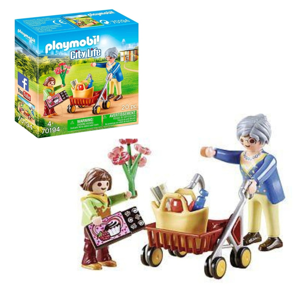 PLAYMOBIL CITY LIFE - GRANDMOTHER WITH CHILD