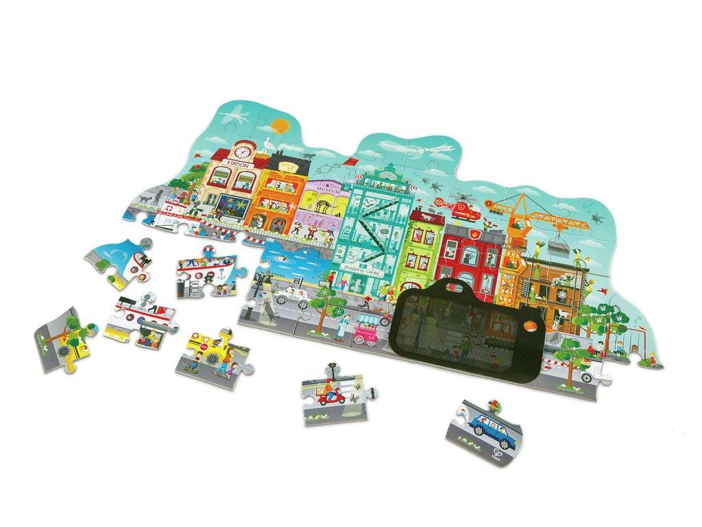 HAPE HAPPY PUZZLES ΞΥΛ.ΠΑΖΛ ANIMATED CITY